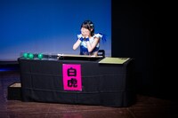 初勝利に感情をあふれさせる鍛治島彩（アップアップガールズ（２））。