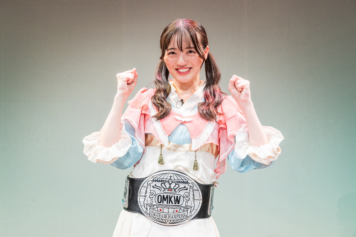 「おもカワ」新チャンピオン・希山愛（ばってん少女隊）。