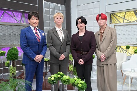 左から林修、藤澤涼架、大森元貴、若井滉斗。(c)MBS