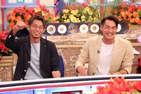 鳥谷敬と槙野智章。(c)フジテレビ