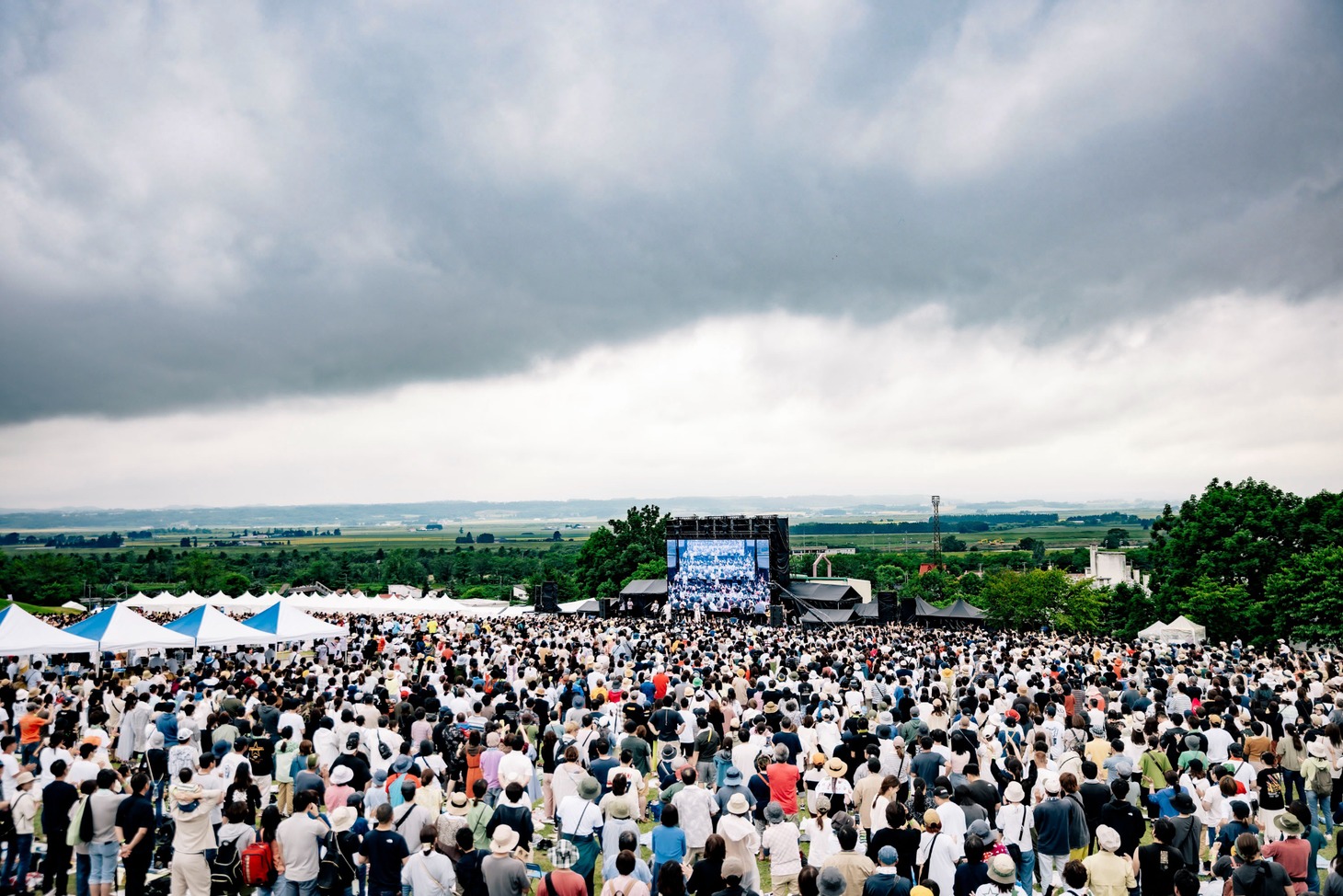 北海道池田町で開催された、DREAMS COME TRUEのライブの様子。（写真提供：NHK）