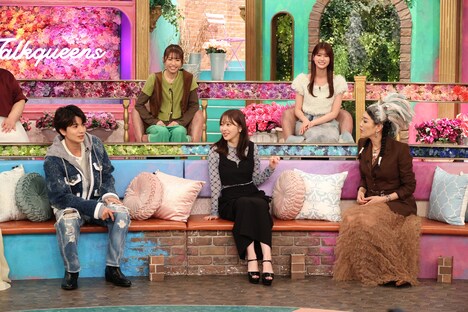 上段左から若槻千夏、生見愛瑠。下段左から高地優吾（SixTONES）、指原莉乃、アンミカ。 (c)フジテレビ