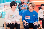 りきまる（BOYZTERIOS）と池田彪馬（SUPER★DRAGON）。(c)「DAN! DAN! EBiDAN!」製作委員会