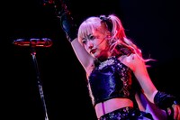 ばいきんまん風のコーデで登場した桜木心菜。