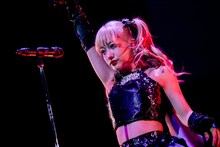 ばいきんまん風のコーデで登場した桜木心菜。