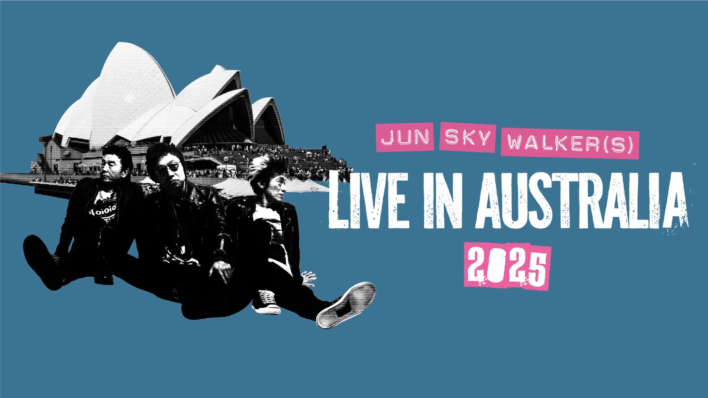 「JUN SKY WALKER(S) Live in AUSTRALIA 2025」ビジュアル