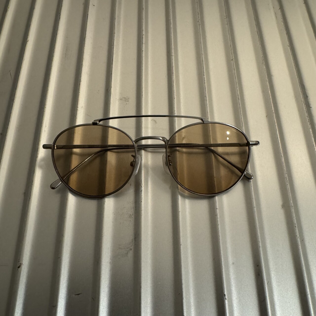 OWL × 宮田和弥 サングラス ブラウン ジュンスカイウォーカーズ オウル OWL × 宮田和弥 サングラス ブラウン ジュンスカイウォーカーズ オウル