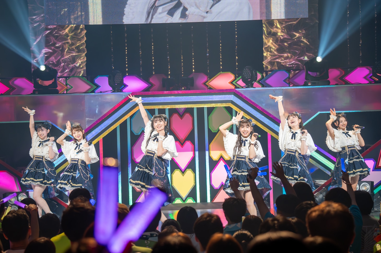 「超ときめき♡宣伝部のきみのハートにロックオンTOUR 2024」の様子。