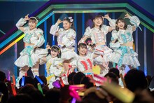「超ときめき♡宣伝部のきみのハートにロックオンTOUR 2024」の様子。