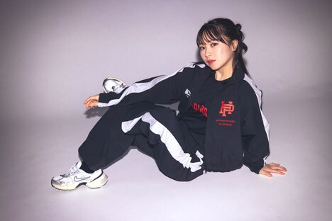 「ハロプロジャージ」を着用した石田亜佑美（モーニング娘。'24）。