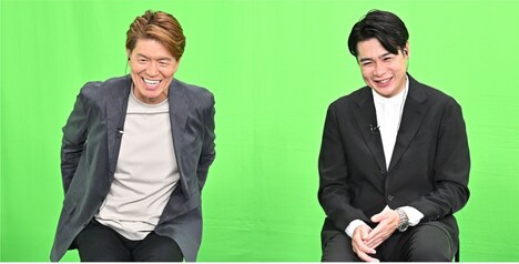 ヒロミと吉村崇（平成ノブシコブシ）。(c)TBS