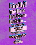 RIRYDAY「Finally!! The Hero Has Come Back To…」告知ビジュアル