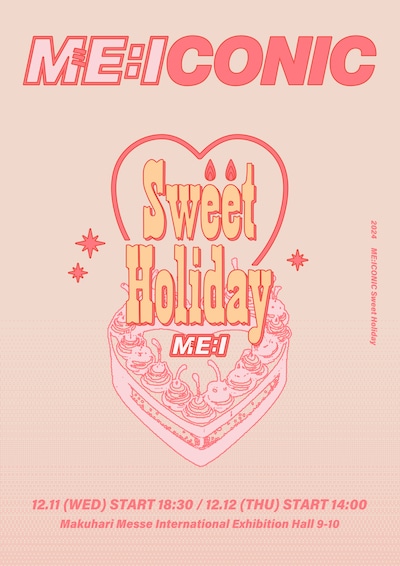 ME:I「2024 ME:ICONIC Sweet Holiday」ティザーポスター (c)LAPONE GIRLS