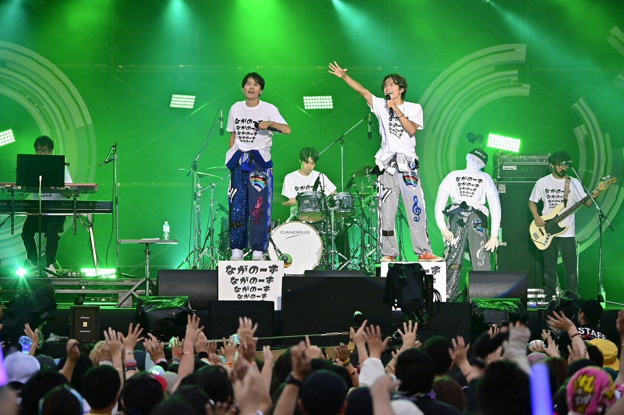 「イナズマロック フェス 2024」に出演した“ながのーず”。