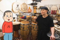 パーカッションの多さに面食らうキニナル君。