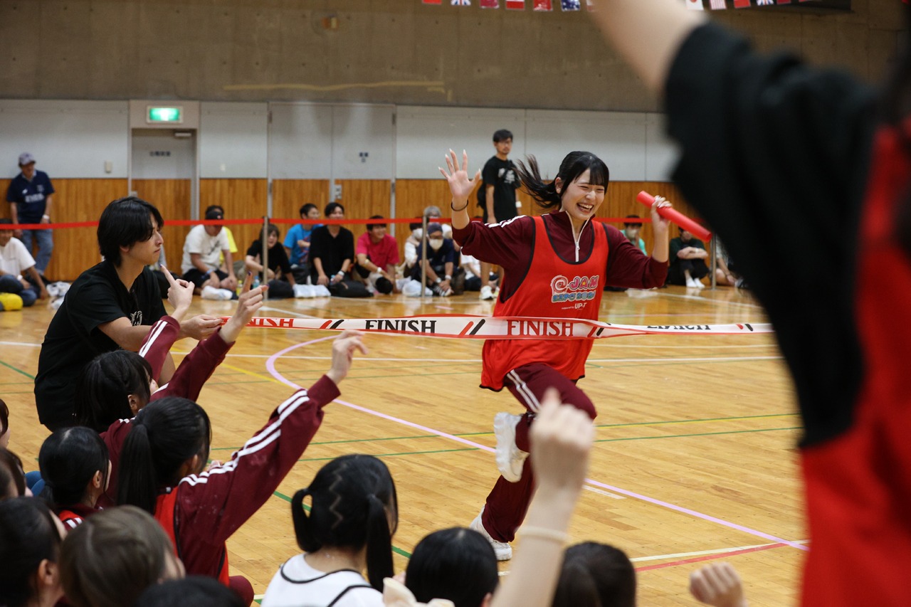 「@JAM EXPO 2024 supported by UP-T アイドル大運動会」の様子。