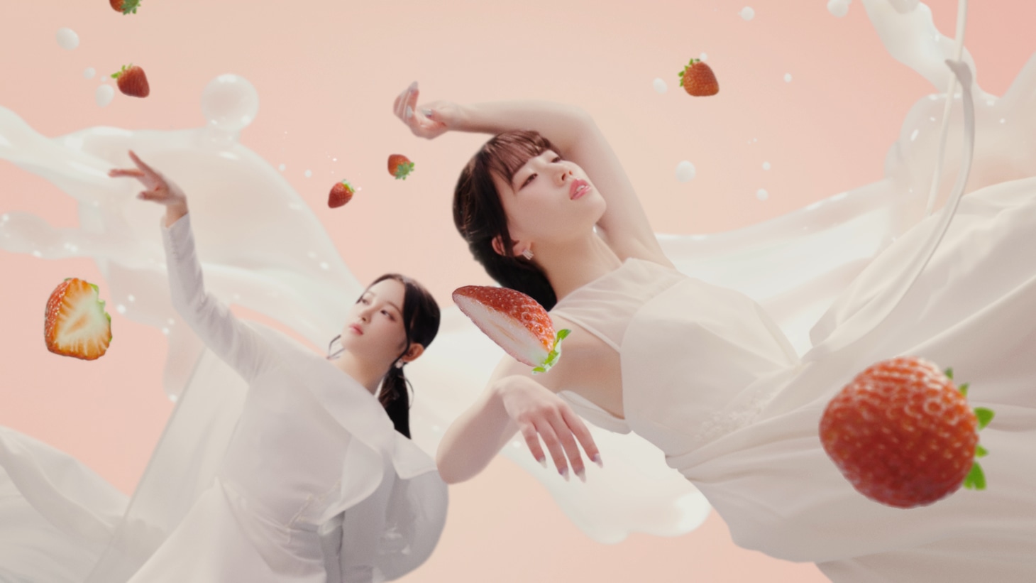 「特濃ミルク8.2」CM映像より。