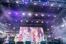 私立恵比寿中学「えびちゅう 夏のファミリー遠足 略してファミえん in 山中湖 2024」の様子。