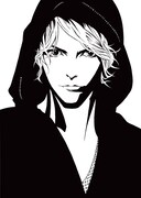 上條淳士が描いたHYDE。