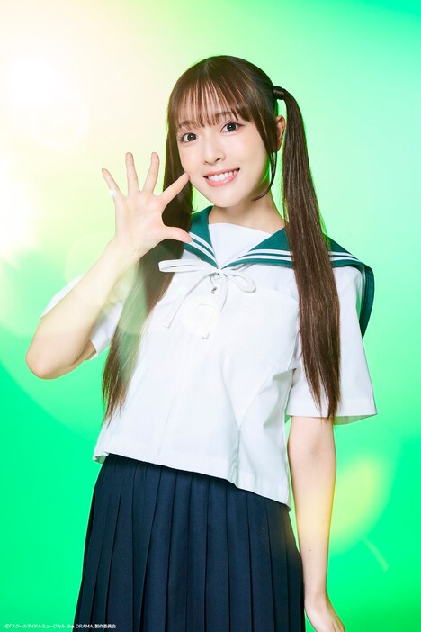 三笠マーヤ役・由良朱合（ex. STU48） (c)「スクールアイドルミュージカル the DRAMA」製作委員会