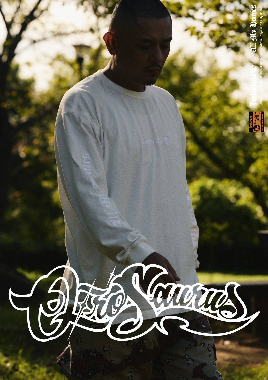 All My HomiesとTimberlandのコラボレートコレクションのビジュアル。