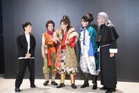 左から加古臨王、平野良、RIKU（THE RAMPAGE）、白又敦、川崎麻世。