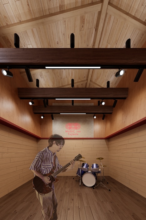 Music Inn Fujieda (c)光嶋裕介建築設計事務所