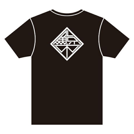 鯨木のロゴがバックプリントされたTシャツ。