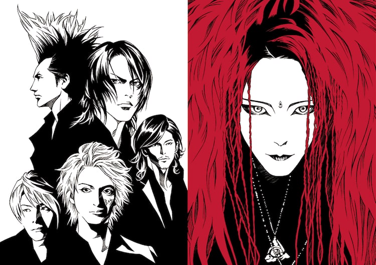 上條淳士の画業40周年を記念してBUCK-TICK、櫻井敦司、hideとのコラボT 