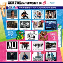「MONGOL800 ga FESTIVAL What a Wonderful World!!24」出演アーティスト