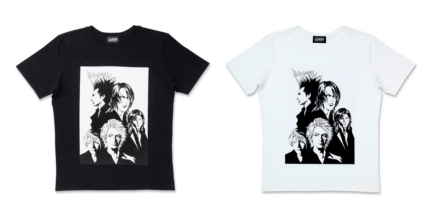 BUCK-TICKと上條淳士のコラボTシャツ。