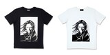 櫻井敦司と上條淳士のコラボTシャツ。