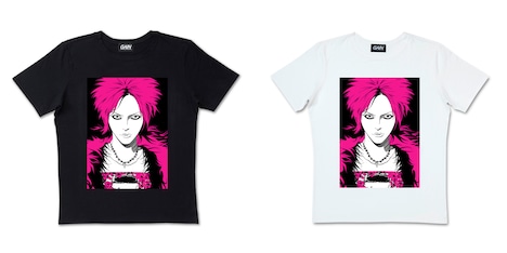 hideと上條淳士のコラボTシャツ。