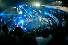 「スパンコールグッドタイムズ RELEASE ONEMAN SHOW 『キネマとユニバース』」東京・東京キネマ倶楽部公演の様子。（Photo by KentaKUMEI）