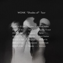 「WONK "Shades of" Tour」ビジュアル