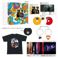 GLIM SPANKY「All the Greatest Dudes」10周年記念限定盤ボックスの付属品一覧。