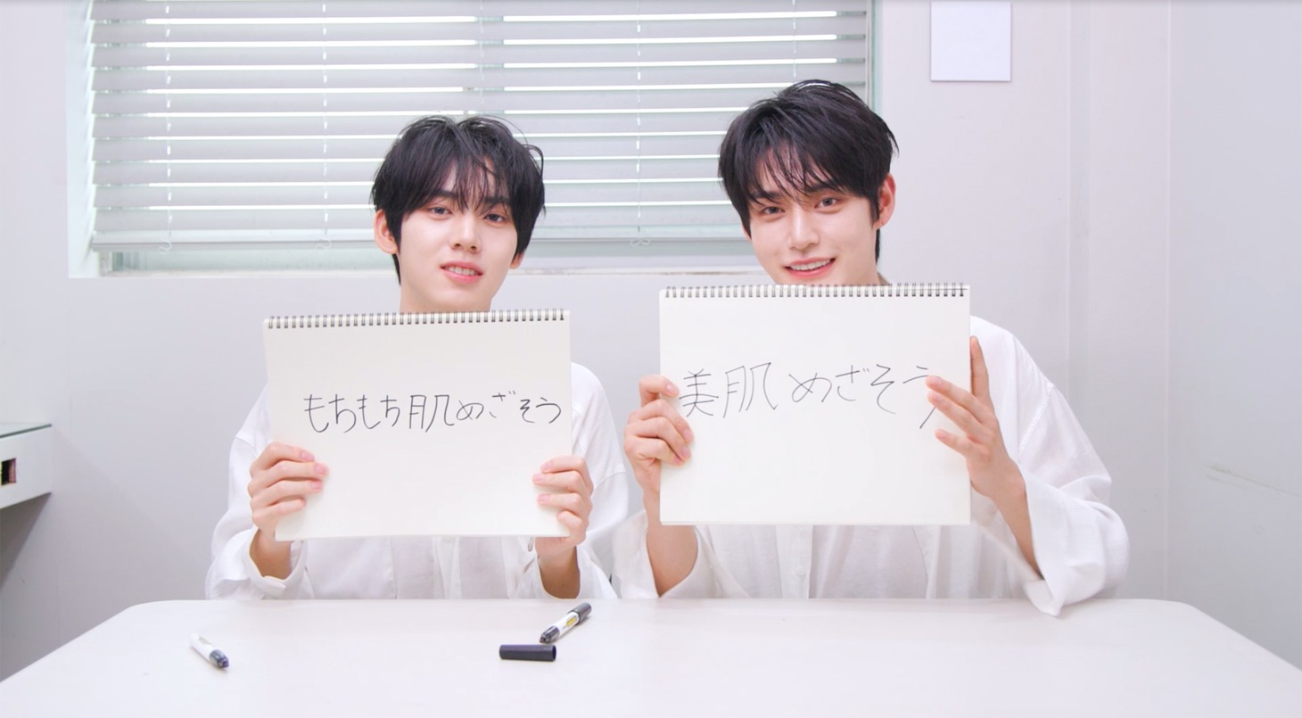 左からHAN YU JIN、KIM JI WOONG。