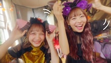 明治Web CM「Trick & Treat #FRUITS ZIPPER とお菓子で楽しむいたずらハロウィン」より。