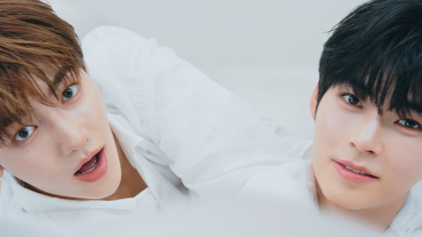 マンダム新テレビCM「ビフェスタ『泡洗顔』」編より。