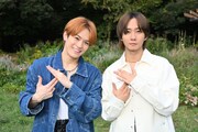 松倉海斗、中村海人。 (c)TBS