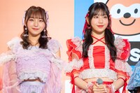 SWEET STEADYの塩川莉世と白石まゆみ。