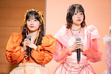 CUTIE STREETの川本笑瑠と桜庭遥花。