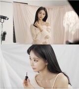 「ヴィセ」新Web CM「ネンマクフェイク リキッド」編のメインキング。