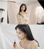 「ヴィセ」新Web CM「ネンマクフェイク リキッド」編のメインキング。