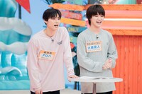 アロハ（超特急）と大倉空人（原因は自分にある。）。(c)「DAN! DAN! EBiDAN!」製作委員会