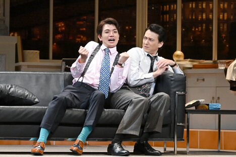 「Come Blow Your Horn～ボクの独立宣言～」で忍成修吾（左）と高地優吾（右）は兄弟役。