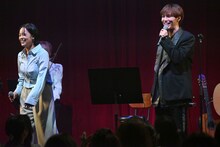 清水美依紗とKEVIN（BUDDiiS）。