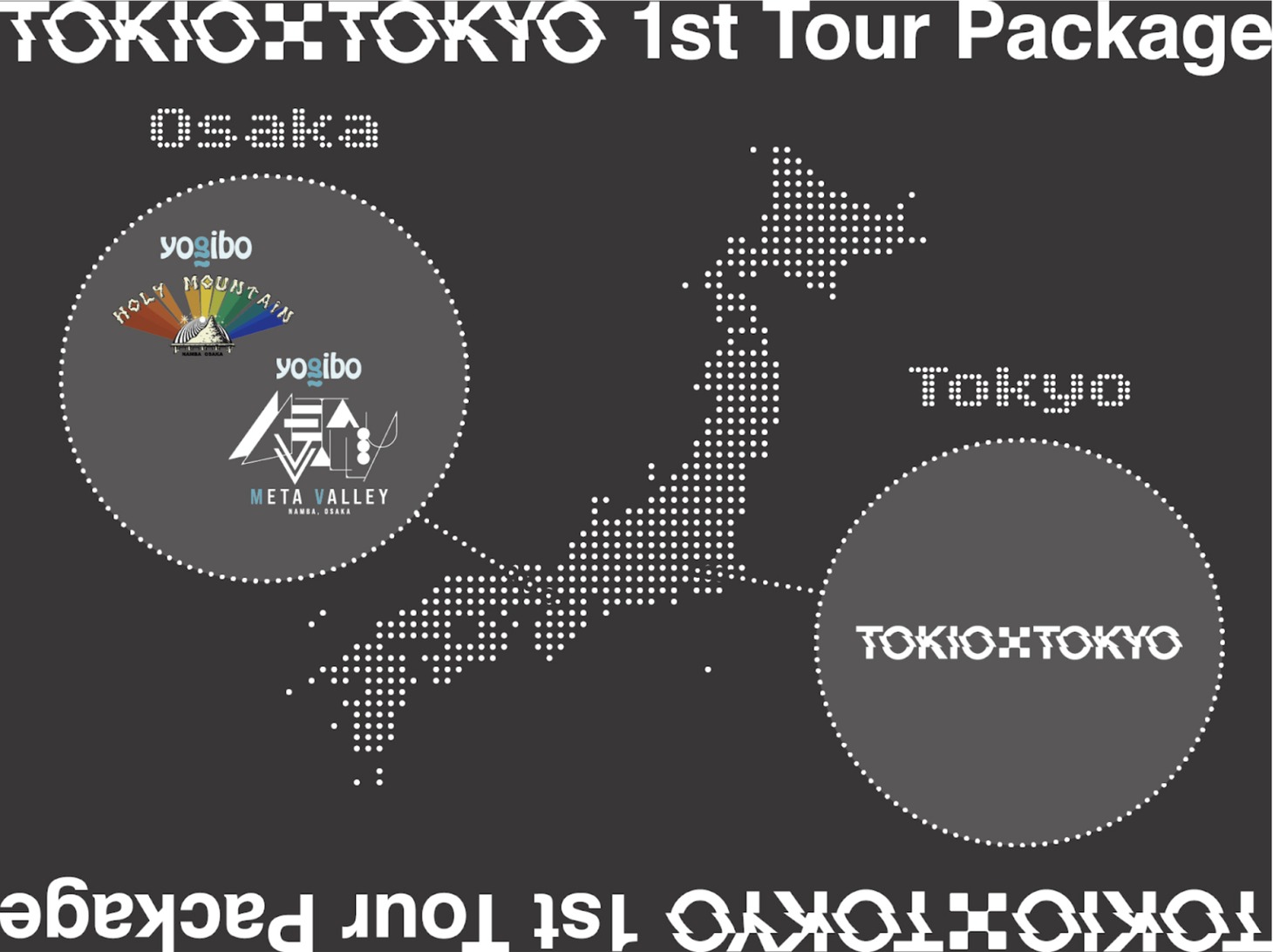 「1st TOUR PACKAGE」ビジュアル