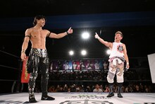 左から武知海青、大石真翔。