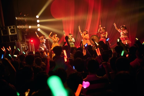 「こみっきゅおん！2nd Anniversary ONEMAN LIVE VIOLA～揺るがない想い～」の様子。（Photo by Junpei Yamada）